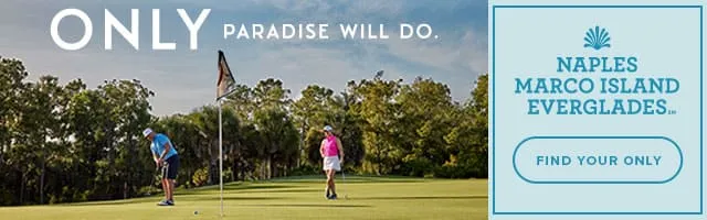 golfer on the course at Naples Marco Island Everglades - Florida's Paradise Coast